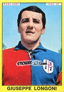 Sticker Giuseppe Longoni - Calciatori 1966-1967 n. 56 - Panini