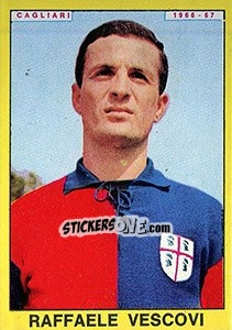 Sticker Raffaele Vescovi - Calciatori 1966-1967 n. 58 - Panini