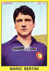 Cromo Mario Bertini - Calciatori 1966-1967 - Panini