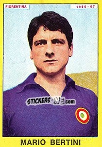 Sticker Mario Bertini - Calciatori 1966-1967 n. 74 - Panini