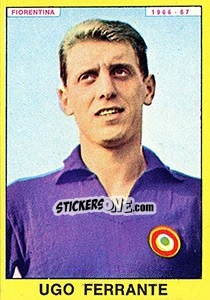 Sticker Ugo Ferrante - Calciatori 1966-1967 n. 75 - Panini
