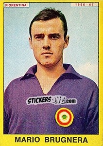 Sticker Mario Brugnera - Calciatori 1966-1967 - Panini