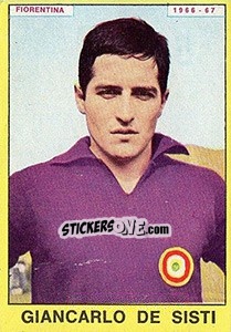 Sticker Giancarlo De Sisti - Calciatori 1966-1967 n. 80 - Panini