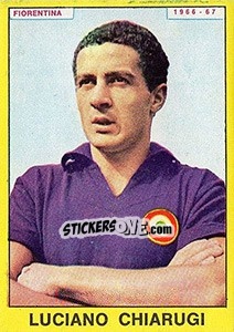 Sticker Luciano Chiarugi - Calciatori 1966-1967 - Panini