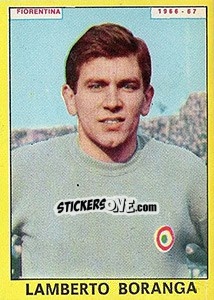 Sticker Lamberto Boranga - Calciatori 1966-1967 n. 82 - Panini