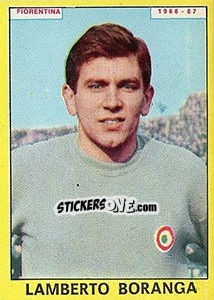 Figurina Lamberto Boranga - Calciatori 1966-1967 - Panini