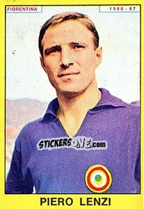 Figurina Piero Lenzi - Calciatori 1966-1967 - Panini