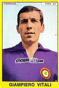 Sticker Giampiero Vitali - Calciatori 1966-1967 - Panini