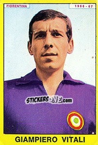 Sticker Giampiero Vitali - Calciatori 1966-1967 n. 84 - Panini