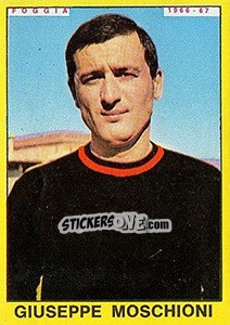 Sticker Giuseppe Moschioni - Calciatori 1966-1967 n. 89 - Panini