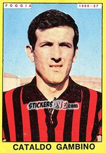 Sticker Cataldo Gambino - Calciatori 1966-1967 n. 95 - Panini