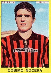 Sticker Cosimo Vittorio Nocera - Calciatori 1966-1967 - Panini