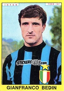 Cromo Gianfranco Bedin - Calciatori 1966-1967 - Panini