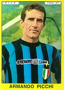 Sticker Armando Picchi - Calciatori 1966-1967 n. 110 - Panini
