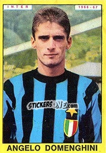 Sticker Angelo Domenghini - Calciatori 1966-1967 n. 111 - Panini