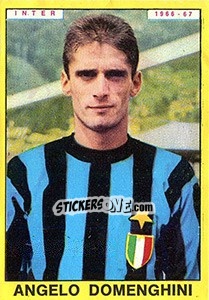 Figurina Angelo Domenghini - Calciatori 1966-1967 - Panini