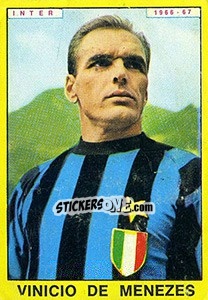 Sticker Vinicio De Menezes - Calciatori 1966-1967 - Panini