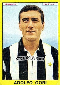 Sticker Adolfo Gori - Calciatori 1966-1967 - Panini