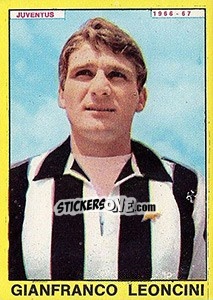 Figurina Gianfranco Leoncini - Calciatori 1966-1967 - Panini