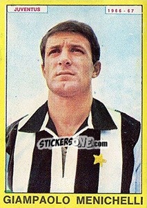 Cromo Giampaolo Menichelli - Calciatori 1966-1967 - Panini