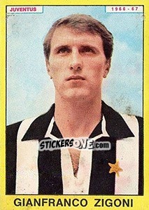 Sticker Gianfranco Zigoni - Calciatori 1966-1967 n. 135 - Panini