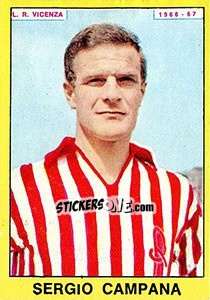 Cromo Sergio Campana - Calciatori 1966-1967 - Panini