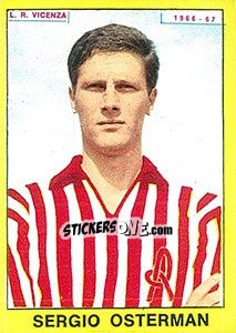 Sticker Sergio Ostermann - Calciatori 1966-1967 n. 144 - Panini