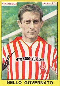 Sticker Nello Governato - Calciatori 1966-1967 - Panini