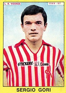 Sticker Sergio Gori - Calciatori 1966-1967 n. 147 - Panini