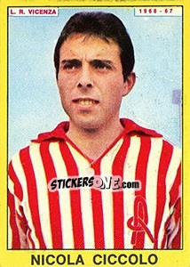 Sticker Nicola Ciccolo - Calciatori 1966-1967 n. 149 - Panini