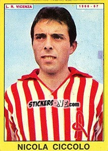 Sticker Nicola Ciccolo - Calciatori 1966-1967 - Panini