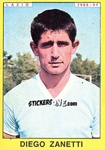 Sticker Diego Zanetti - Calciatori 1966-1967 - Panini