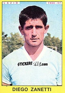 Cromo Diego Zanetti - Calciatori 1966-1967 n. 156 - Panini