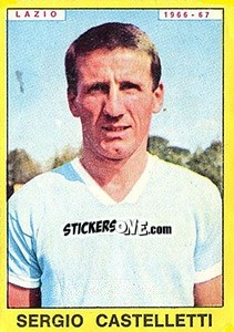 Sticker Sergio Castelletti - Calciatori 1966-1967 - Panini