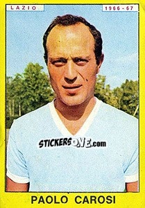 Sticker Paolo Carosi - Calciatori 1966-1967 n. 159 - Panini