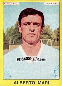 Cromo Alberto Mari - Calciatori 1966-1967 - Panini