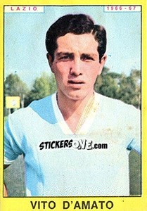 Sticker Vito D'Amato - Calciatori 1966-1967 n. 164 - Panini