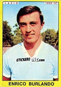 Cromo Enrico Burlando - Calciatori 1966-1967 - Panini