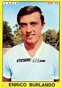 Figurina Enrico Burlando - Calciatori 1966-1967 - Panini