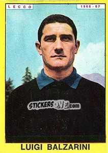 Sticker Luigi Balzarini - Calciatori 1966-1967 n. 174 - Panini