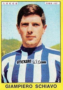 Sticker Giampiero Schiavo - Calciatori 1966-1967 n. 176 - Panini