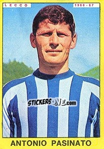 Sticker Antonio Pasinato - Calciatori 1966-1967 - Panini