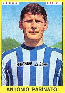 Sticker Antonio Pasinato - Calciatori 1966-1967 n. 177 - Panini