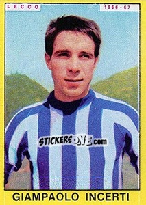 Sticker Giampaolo Incerti - Calciatori 1966-1967 n. 187 - Panini