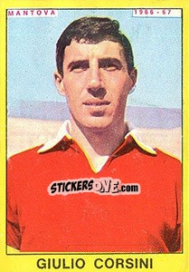 Sticker Giulio Corsini - Calciatori 1966-1967 - Panini
