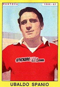 Sticker Ubaldo Spanio - Calciatori 1966-1967 n. 194 - Panini