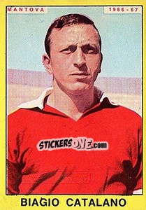 Sticker Biagio Catalano - Calciatori 1966-1967 n. 197 - Panini