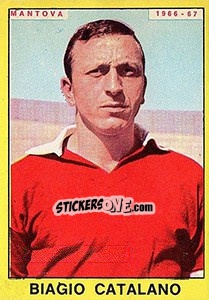 Sticker Biagio Catalano - Calciatori 1966-1967 - Panini