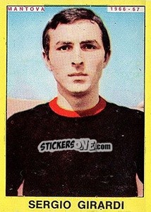 Sticker Sergio Girardi - Calciatori 1966-1967 n. 201 - Panini