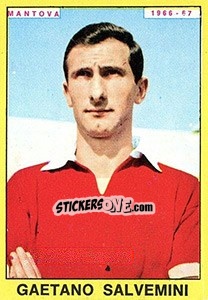 Sticker Gaetano Salvemini - Calciatori 1966-1967 - Panini